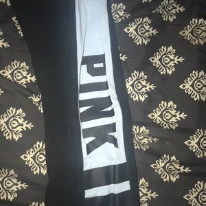 PINK yoga pants— Medium